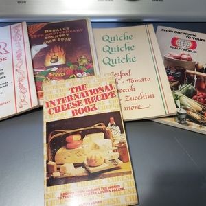 Lot of 5 Vintage Cookbooks